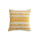 Axyaa Boho Golden Sun Fringe Velvet Pillowcase - Romantic Geometric Design