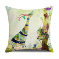 Axyaa Gold Elk Modern Pillowcase Cover for Customizable Bedside Decor