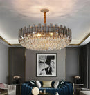 Axyaa Gold Crystal Chandeliers: Nordic Modern Luxury Lighting for Home Décor