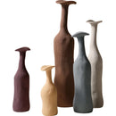 Axyaa Ceramic Vase Set: Modern Morandi Colors, Simple Artistic Design, Ideal for Living Room