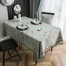 Axya Tea Table Cloth: Rectangular Fabric for Dining & Living Room