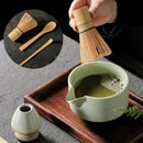 Axyaa Bamboo Tea Set: Whisk, Spoon, Brush - Traditional Chinese & Japanese Teaware