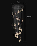 Axyaa LED Pendant Light Chandeliers for Modern Living & Dining Room Lighting