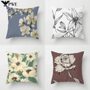 Axyaa Floral Print Office Sofa Cushion Cover - Simple & Stylish Pillow Cover