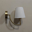 Axya Modern Linen Elbow Wall Lamps - Nordic Minimalist Lighting Fixtures