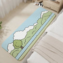 Axyaa Minimalist Bedroom Lamb Wool Floor Mat