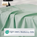 Axyaa Silk Fitted Bed Sheet 140/160x200 Luxe Mattress Cover Smooth & Non-Slip