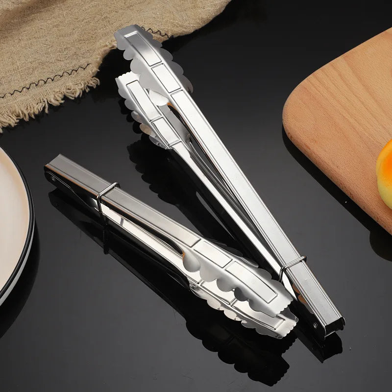 Axyaa Stainless Steel Food Clips, Multipurpose Kitchen Tongs