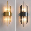 Axyaa Gold LED Wall Lamp Modern Light Luxury Sconce for Living Room Bedroom