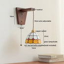 Axyaa Modern LED Glass Wall Sconce Nordic Stair Light Fixture