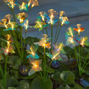 Axyaa Solar LED Butterfly Fiber Optic Outdoor Garden Light
