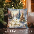 Christmas Print Pillow Covers by Axyaa - Perfect for Sofa, Bedroom, Car