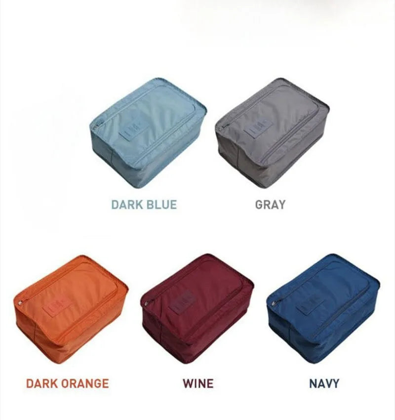 Axyaa Small Folding Shoe Bag - Portable Travel Storage, Waterproof, Multifunctional