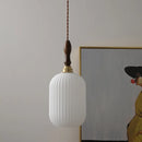 Axyaa Copper Glass LED Hanging Lamp Modern Pendant Lights Fixtures
