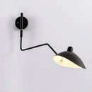 Axyaa Industrial Style Rocker Arm Wall Lamp with Open Teeth and Claws