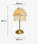 Axyaa Pearl Tassels Floor Lamp: LED Dimmable Standing Light for Bedroom, Study & Decor