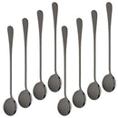 Axyaa Long-Handled Stainless Steel Soup & Dessert Spoon Set