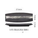 Axyaa Ceramic Sushi Plate Set - Stylish Tableware for Sashimi, Dim Sum, and Barbecue