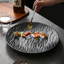Axya Solid Color Ceramic Dinner Plate Set for Restaurant and Home Tableware