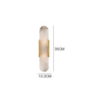 Axyaa Marble Wall Lamp Sconce Light for Bedroom Living Room with G4 Bulb