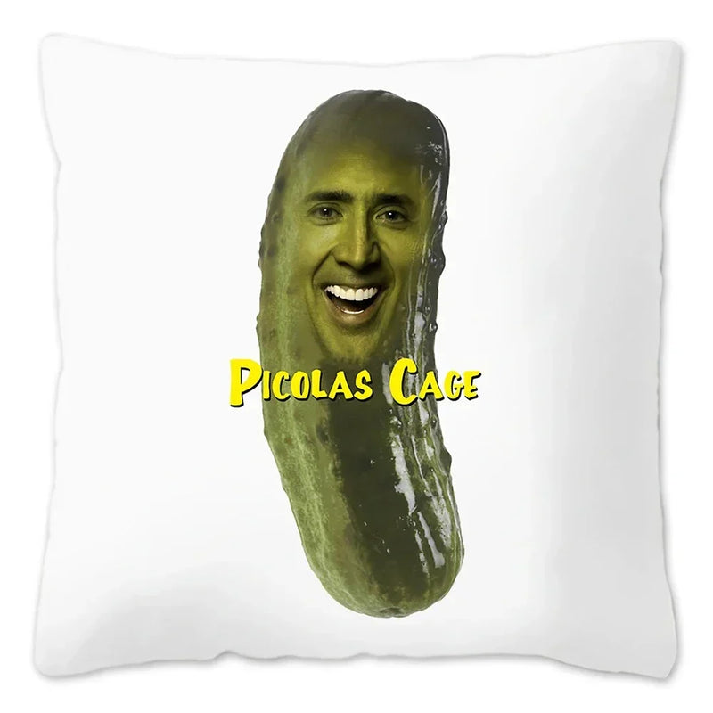 Nicolas Cage Sofa Pillow Cover by Axyaa - Home Decor Actor Cushion Case