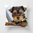 Axyaa Cute Dog Print Pillow Case for Bedroom Sofa Car Decor