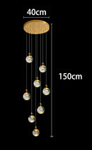 Axyaa Modern Living Room Chandeliers LED Indoor Ceiling Hanging Lights