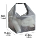 Axyaa Travel Makeup & Swim Storage Bag: Waterproof Transparent Organizer
