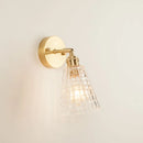 Axyaa Striped Glass LED Wall Sconce - Japanese Vintage Style