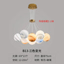 Axyaa Magic Bean Nordic Cream Chandelier - Modern Bedroom Lighting