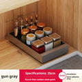Axyaa Under Sink Storage Rack Kitchen Organizer with Slide Rails