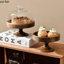 Axya Glass Cake Stand with Cover for Desserts and Dim Sum Display