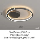 Axyaa Modern LED Ceiling Light for Living Dining Bedroom Study - Indoor Decorative Lighting Fixtures