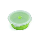 Axyaa Silicone Folding Lunch Box with Sealed Preservation - Outdoor, Microwave Safe