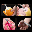 Axyaa Stainless Steel Fruit Peeler & Cutter for Citrus and Grapefruit