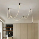Axyaa Silicone Chandelier Art Wrapped Line Lamp for Various Spaces