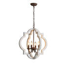 Axyaa Solid Wood Chandelier - Elegant Pendant Light for Home Improvement