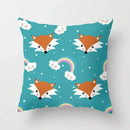 Axyaa Cartoon Animal Cushion Cover 45*45 Sofa Pillowcase Decorative Throw Pillow