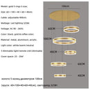 Axyaa Modern LED Pendant Lights Minimalism Dimmable Ceiling Chandelier Lighting