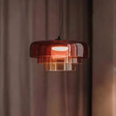 Axyaa Nordic Glass LED Pendant Lights Industrial Chandelier for Home Decor
