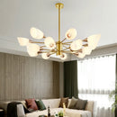 Axyaa Nordic LED Tree Branch Chandelier Gold Art Decoration Light