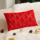 Axyaa Embroidered Cushion Cover for Christmas Home Decor