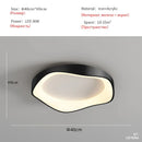 Axyaa Round LED Ceiling Lamp - Modern Bedroom Light Fixture