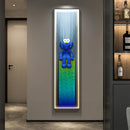 Axyaa Modern Crystal Porcelain Doll Bear LED Wall Light