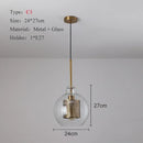 Axyaa Retro Iron Mesh Glass Ball Chandelier
