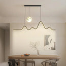 Axyaa LED Pendant Lights 100/120CM: Modern Kitchen Dining Bar Hanging Lamp Fixtures