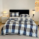 Axyaa Solid Color Flannel Blanket for Office, Naps & Cozy Comfort