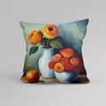 Axyaa Flower Pot Pattern Pillow Cover for Luxury Home Decor