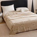 Axyaa Bamboo Fiber Jacquard Double-layer Gauze Cold Blanket Towel Quilt