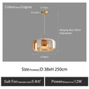 Axyaa Glass Ball Luminaire Pendant Light - Minimalist Nordic Design for Living Room